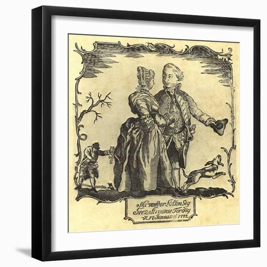 Luck Turns for You, Count Struensee! (Popular Prin)-null-Framed Giclee Print