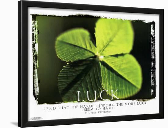 Luck-null-Lamina Framed Art Print
