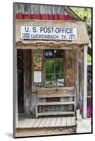 Luckenbach, Texas, USA. Small town post office in Luckenbach, Texas.-Emily Wilson-Mounted Photographic Print