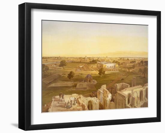 Lucknow, from 'India Ancient and Modern', 1867 (Colour Litho)-William 'Crimea' Simpson-Framed Giclee Print