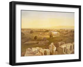 Lucknow, from 'India Ancient and Modern', 1867 (Colour Litho)-William 'Crimea' Simpson-Framed Giclee Print