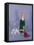 'Lucky' Bubbly-null-Framed Stretched Canvas