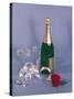 'Lucky' Bubbly-null-Stretched Canvas
