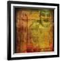 Lucky Buddha II-Ricki Mountain-Framed Art Print