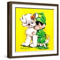 Lucky Bunny - Jack & Jill-George Lesnak-Framed Giclee Print