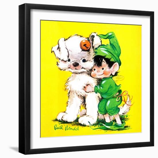 Lucky Bunny - Jack & Jill-George Lesnak-Framed Giclee Print