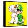 Lucky Bunny - Jack & Jill-George Lesnak-Framed Stretched Canvas