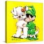 Lucky Bunny - Jack & Jill-George Lesnak-Stretched Canvas
