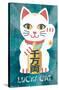 Lucky Cat-Trends International-Stretched Canvas