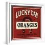 Lucky Day Brand - San Francisco, California - Citrus Crate Label-Lantern Press-Framed Art Print