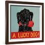 Lucky  Dog Black-Stephen Huneck-Framed Giclee Print