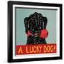 Lucky  Dog Black-Stephen Huneck-Framed Giclee Print