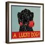 Lucky  Dog Black-Stephen Huneck-Framed Giclee Print