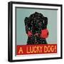 Lucky  Dog Black-Stephen Huneck-Framed Giclee Print