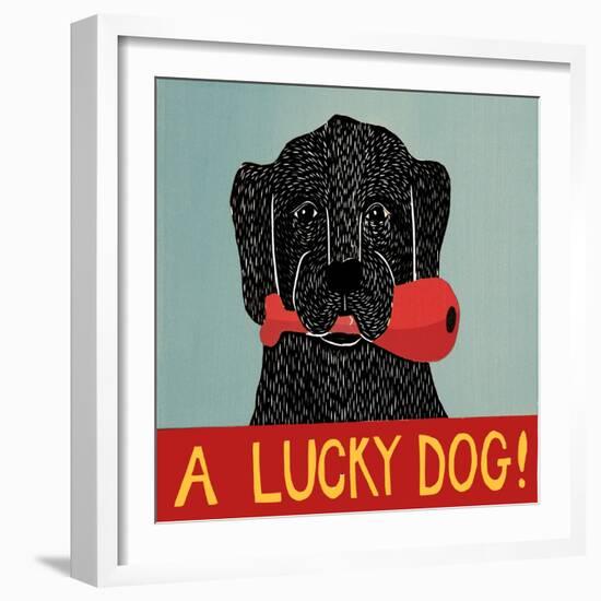 Lucky  Dog Black-Stephen Huneck-Framed Giclee Print