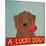 Lucky  Dog Choc-Stephen Huneck-Mounted Giclee Print