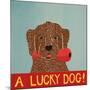 Lucky  Dog Choc-Stephen Huneck-Mounted Giclee Print