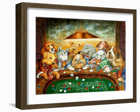 Lucky Dogs-Bill Bell-Framed Giclee Print