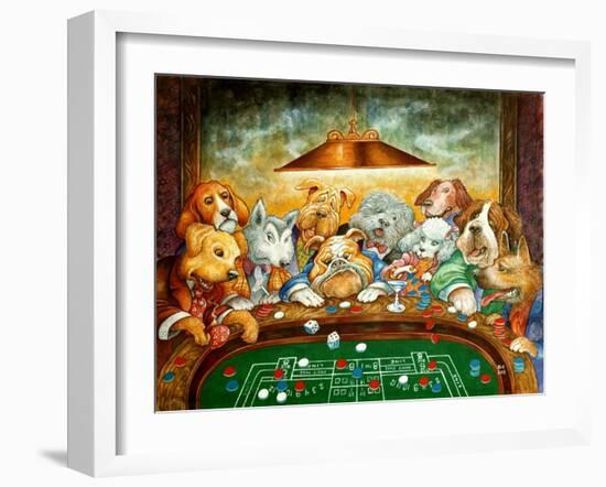 Lucky Dogs-Bill Bell-Framed Giclee Print