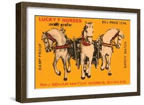 Lucky Horses-null-Framed Art Print