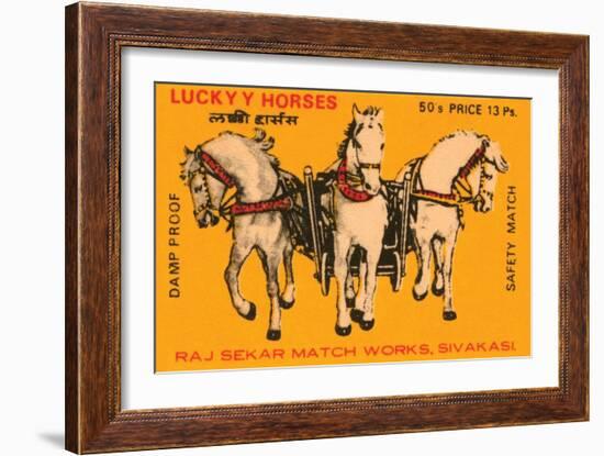 Lucky Horses-null-Framed Art Print