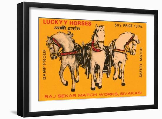 Lucky Horses-null-Framed Art Print