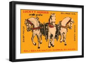 Lucky Horses-null-Framed Art Print