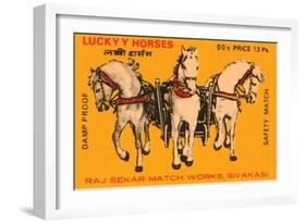 Lucky Horses-null-Framed Art Print