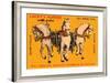 Lucky Horses-null-Framed Art Print