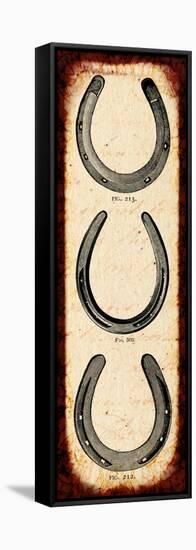 Lucky Horseshoes-Piddix-Framed Stretched Canvas
