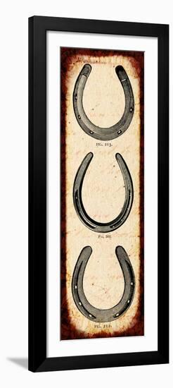 Lucky Horseshoes-Piddix-Framed Premium Giclee Print