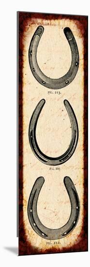 Lucky Horseshoes-Piddix-Mounted Premium Giclee Print