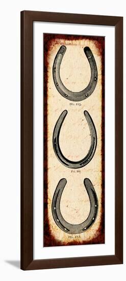 Lucky Horseshoes-Piddix-Framed Art Print