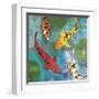 Lucky Koi I-Tandi Venter-Framed Giclee Print