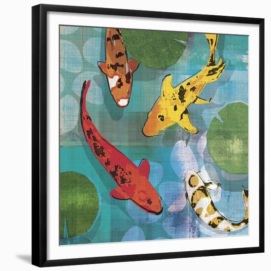 Lucky Koi I-Tandi Venter-Framed Giclee Print