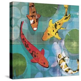 Lucky Koi I-Tandi Venter-Stretched Canvas