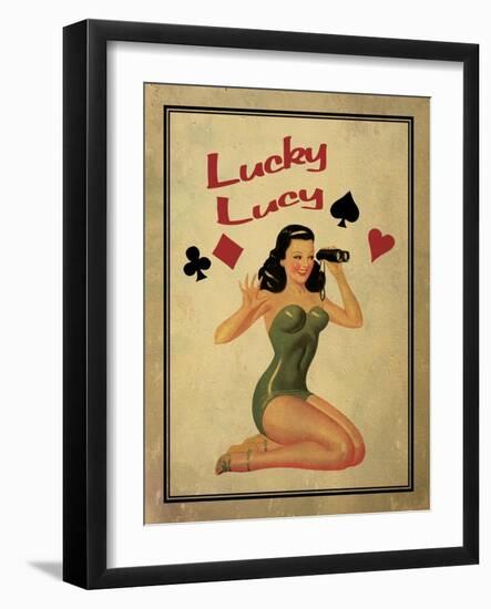 Lucky Lucy-Jason Giacopelli-Framed Art Print