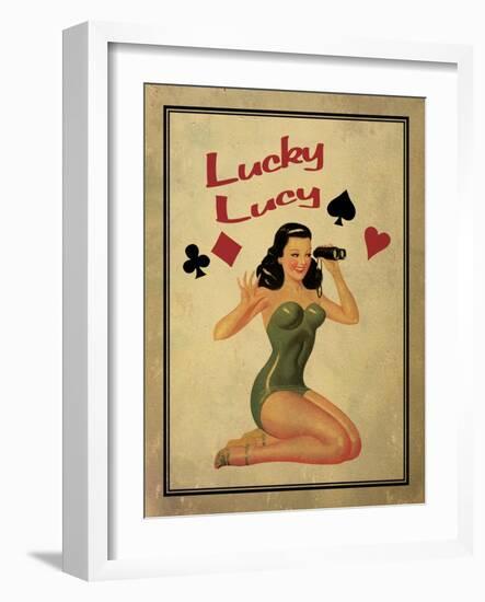 Lucky Lucy-Jason Giacopelli-Framed Art Print