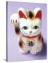 Lucky Mascot Cat (Maneki-Nekko), Japan-null-Stretched Canvas