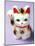 Lucky Mascot Cat (Maneki-Nekko), Japan-null-Mounted Photographic Print