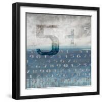 Lucky Numbers 1-Sara Abbott-Framed Art Print