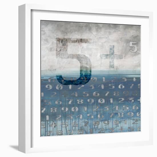 Lucky Numbers 1-Sara Abbott-Framed Art Print