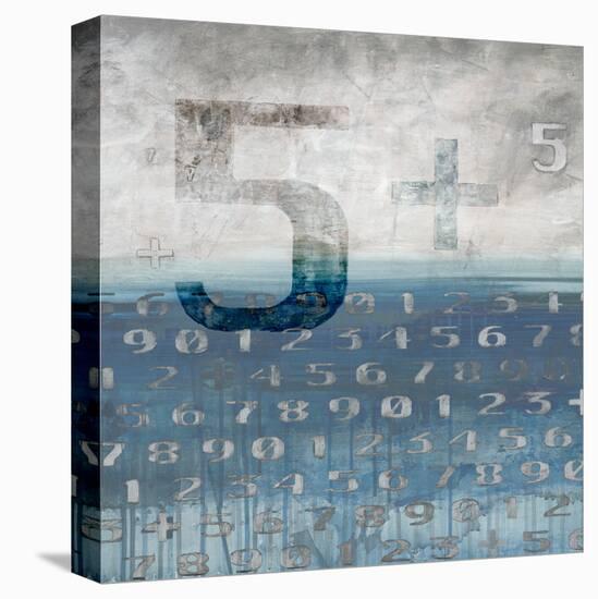 Lucky Numbers 1-Sara Abbott-Stretched Canvas