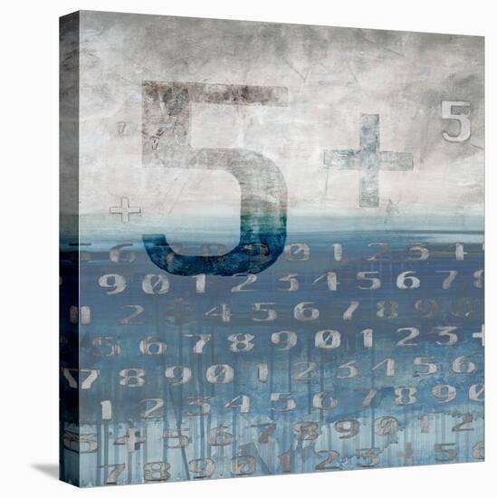 Lucky Numbers 1-Sara Abbott-Stretched Canvas