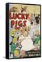 Lucky Pig-Anonymous-Framed Stretched Canvas