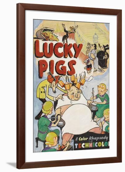 Lucky Pig-Anonymous-Framed Art Print