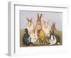 Lucky Rabbits-Pat Scott-Framed Giclee Print