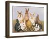 Lucky Rabbits-Pat Scott-Framed Giclee Print