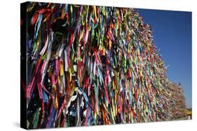 Lucky Ribbons Tied at Igreja Nosso Senhor do Bonfim Church, Salvador (Salvador de Bahia), Brazil-Yadid Levy-Stretched Canvas