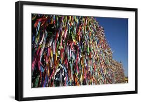 Lucky Ribbons Tied at Igreja Nosso Senhor do Bonfim Church, Salvador (Salvador de Bahia), Brazil-Yadid Levy-Framed Photographic Print